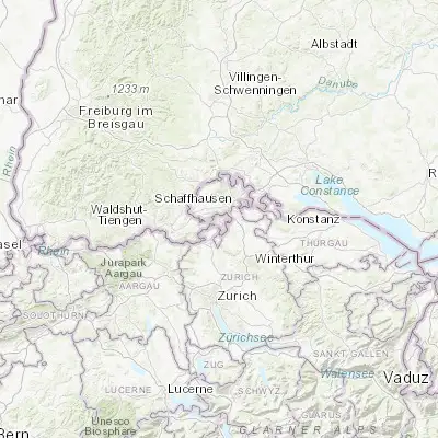 Map showing location of Jestetten (47.650000, 8.566670)