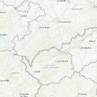 Map showing location of Johanngeorgenstadt (50.432540, 12.711400)