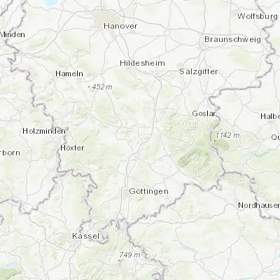 Map showing location of Kalefeld (51.800000, 10.033330)
