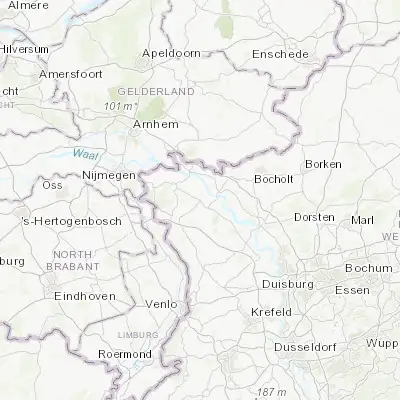 Map showing location of Kalkar (51.739070, 6.291010)