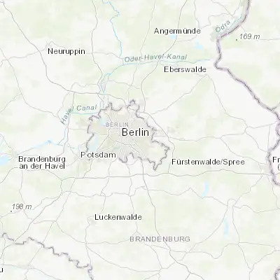 Map showing location of Karlshorst (52.484190, 13.531850)