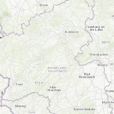 Map showing location of Kastellaun (50.069220, 7.441540)
