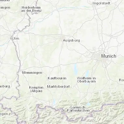 Map showing location of Kaufering (48.091210, 10.879130)