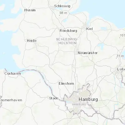 Map showing location of Kellinghusen (53.952020, 9.719590)