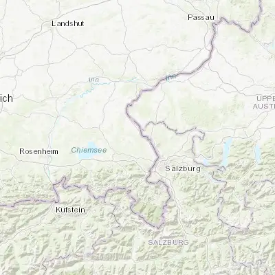 Map showing location of Kirchanschöring (47.953030, 12.834350)