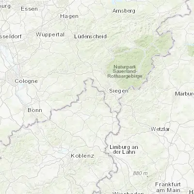 Map showing location of Kirchen (50.808490, 7.886340)