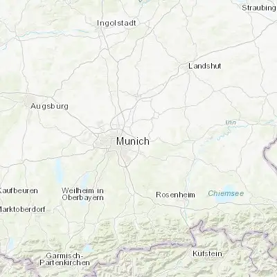 Map showing location of Kirchheim bei München (48.176560, 11.755630)