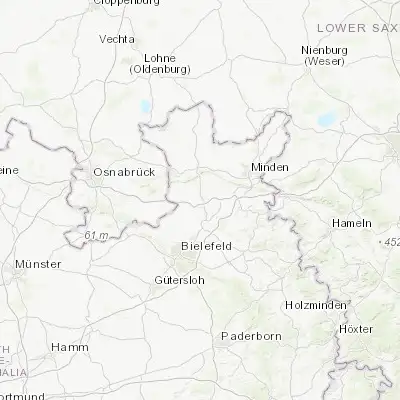 Map showing location of Kirchlengern (52.200000, 8.633330)