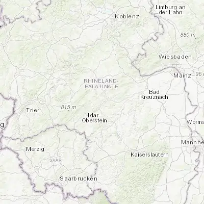 Map showing location of Kirn (49.789120, 7.457650)