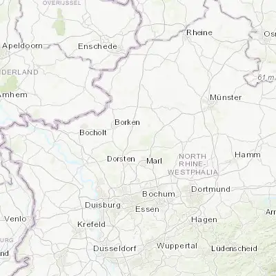 Map showing location of Klein Reken (51.787100, 7.043670)