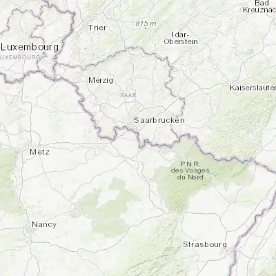 Map showing location of Kleinblittersdorf (49.157800, 7.037340)