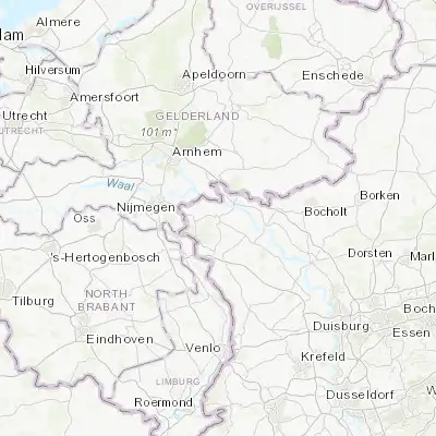 Map showing location of Kleve (51.788260, 6.138650)
