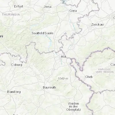 Map showing location of Köditz (50.333330, 11.850000)