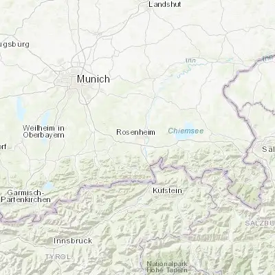 Map showing location of Kolbermoor (47.849650, 12.066960)