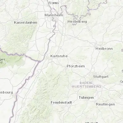 Map showing location of Königsbach-Stein (48.965850, 8.605730)