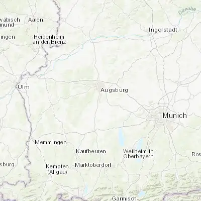 Map showing location of Königsbrunn (48.275060, 10.891780)