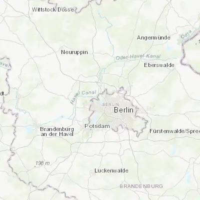 Map showing location of Konradshöhe (52.585350, 13.227580)