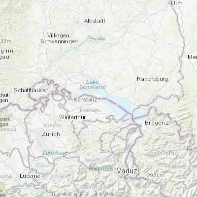 Map showing location of Konstanz (47.660330, 9.175820)