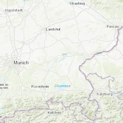 Map showing location of Kraiburg am Inn (48.181910, 12.430730)