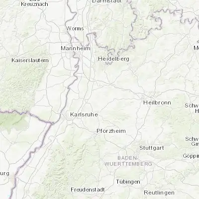 Map showing location of Kraichtal (49.146230, 8.732760)