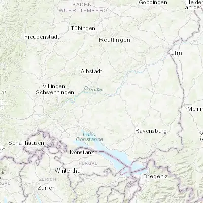 Map showing location of Krauchenwies (48.016510, 9.247570)