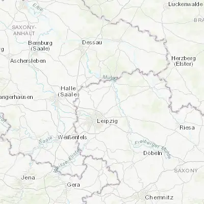Map showing location of Krostitz (51.462080, 12.453600)