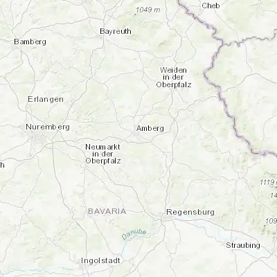 Map showing location of Kümmersbruck (49.419170, 11.888330)