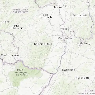 Map showing location of Lambrecht (49.370550, 8.072640)