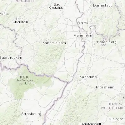 Map showing location of Landau in der Pfalz (49.198440, 8.116920)