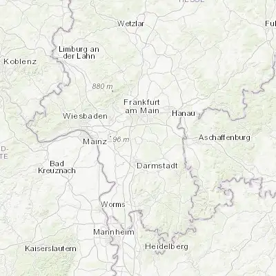 Map showing location of Langen (49.989550, 8.668520)