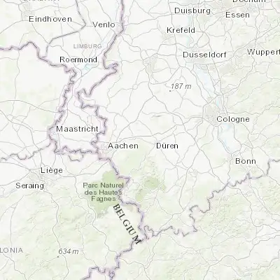 Map showing location of Langerwehe (50.816670, 6.350000)