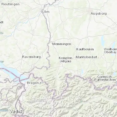 Map showing location of Lauben (47.783330, 10.300000)