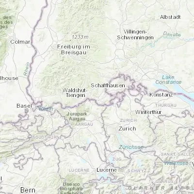 Map showing location of Lauchringen (47.626990, 8.314420)