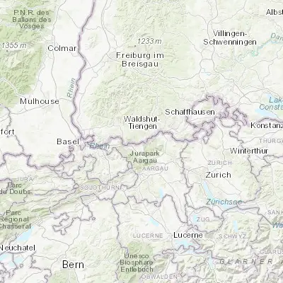 Map showing location of Laufenburg (47.565120, 8.060450)