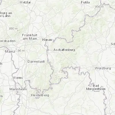 Map showing location of Leidersbach (49.901390, 9.221670)
