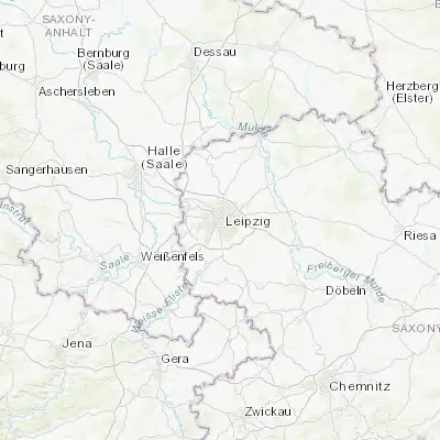 Map showing location of Leipzig (51.339620, 12.371290)