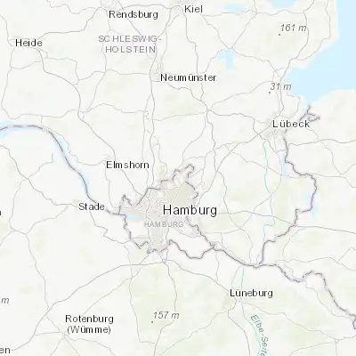 Map showing location of Lemsahl-Mellingstedt (53.689980, 10.096480)