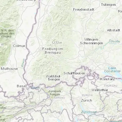 Map showing location of Lenzkirch (47.868320, 8.202110)