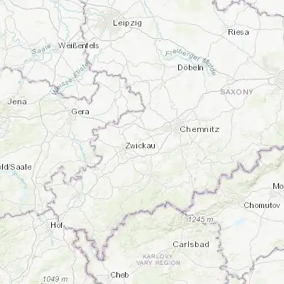 Map showing location of Lichtenstein (50.756590, 12.630250)