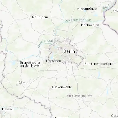 Map showing location of Lichterfelde (52.433300, 13.307620)