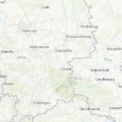 Map showing location of Liebenburg (52.021760, 10.431690)