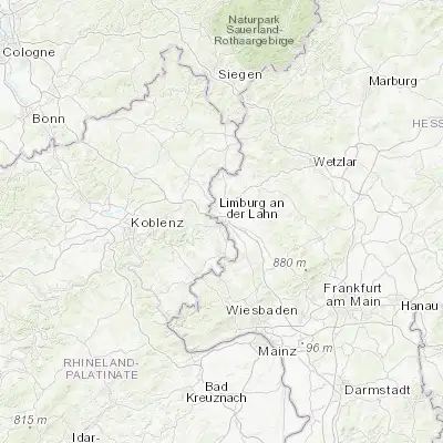 Map showing location of Limburg an der Lahn (50.383600, 8.050300)
