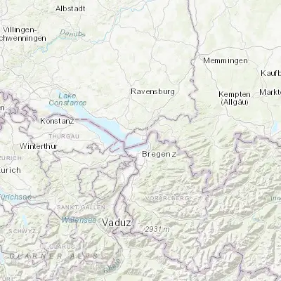 Map showing location of Lindau (47.546120, 9.684310)