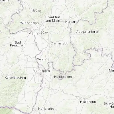 Map showing location of Lindenfels (49.683690, 8.781510)