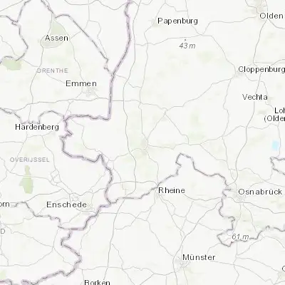 Map showing location of Lingen (52.521430, 7.318450)