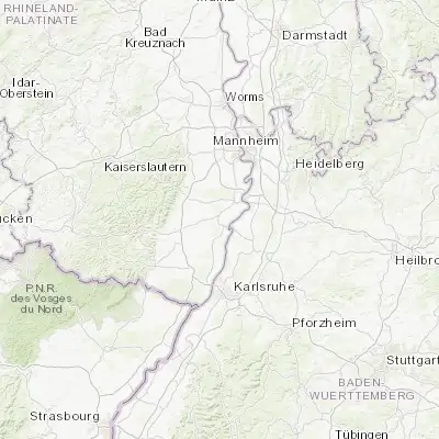 Map showing location of Lingenfeld (49.253890, 8.338610)