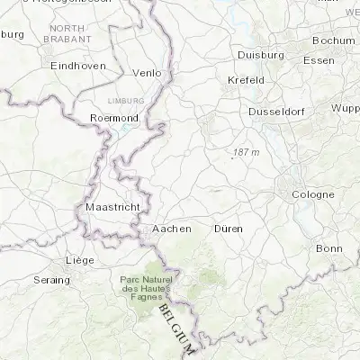 Map showing location of Linnich (50.980020, 6.270490)
