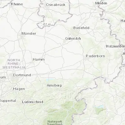 Map showing location of Lippstadt (51.673690, 8.344820)