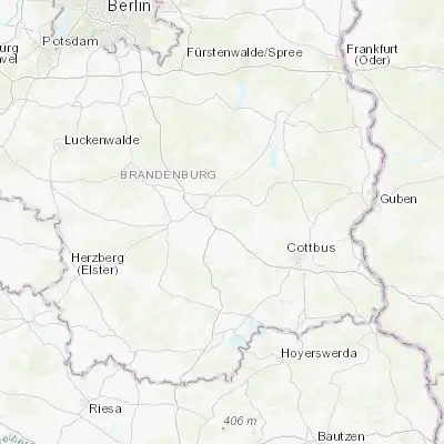 Map showing location of Lubnjow (51.862170, 13.951680)