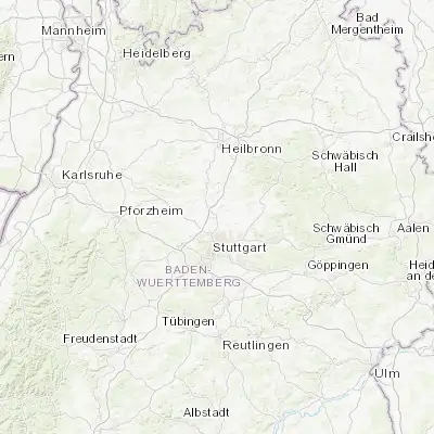 Map showing location of Ludwigsburg (48.897310, 9.191610)